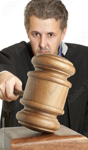 Photo: Gavel & male judge Gavel & male judge