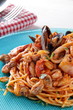 spaghetti con frutti di mare