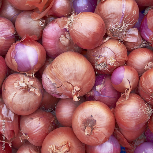 Photo: onions, food background onions, food background