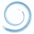 Illustration: Water helix. 3d rendering Water helix. 3d rendering