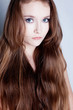 Girl with healthy hair