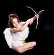 cupid with a bow