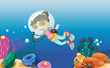 Underwater scene