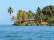 Island with dock