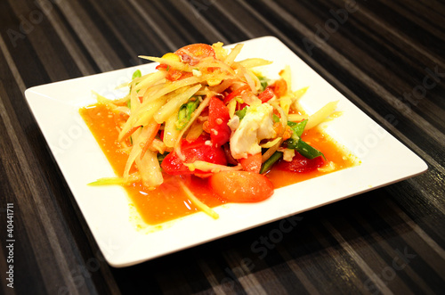 Photo: Thai food seafood salad Thai food seafood salad