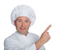Photo: cook isolated on white background cook isolated on white background