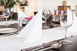 Restauraant table setup