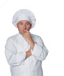 cook isolated on white background
