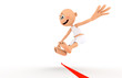 Toon guy crossing the red line. Winner Toon guy crossing the red line. Winner