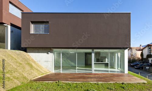 Foto: beautiful modern house, outdoor beautiful modern house, outdoor