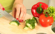 cutting food