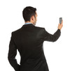 uomo fotografa col cellulare