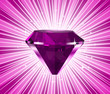 Vector pink diamond illustration