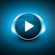 music play icon for web design element. music play icon for web design element.