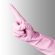 pink gloves