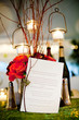 wedding dinner menu