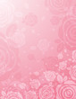 background with many pink roses, vector background with many pink roses, vector