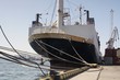 Large ferry at the pier