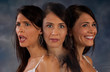 Photo: Three faces and emotions of Eve Three faces and emotions of Eve
