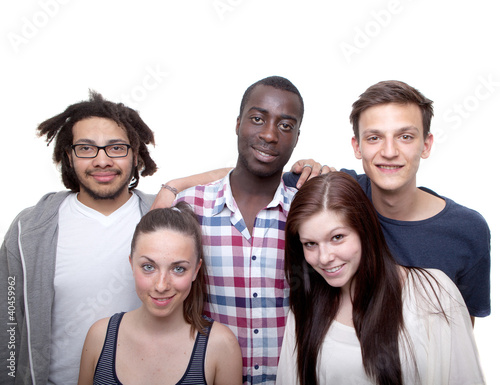 Photo: Young and fresh young people Young and fresh young people