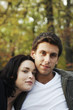 Couple posing for the camera.