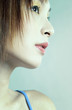 Close-up of a woman's face.