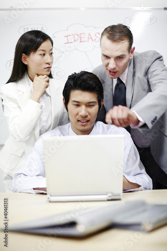 Photo: Brainstorming session. Brainstorming session.