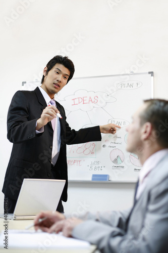 Photo: Brainstorming session. Brainstorming session.