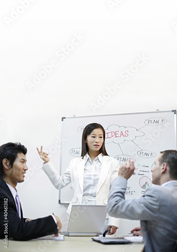 Photo: Brainstorming session. Brainstorming session.