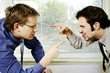 Two businessmen arguing.