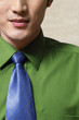 Close-up mid section of well-dressed businessman.