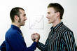 Foto: Businessmen celebrating their success. Businessmen celebrating their success.