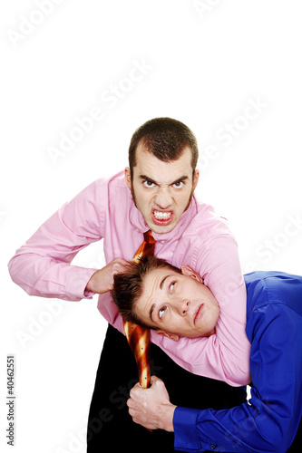 Foto: Businessman being bullied. Businessman being bullied.