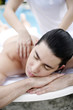 Man enjoying a body massage