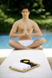 Man meditating
