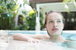 Woman in a swimming pool