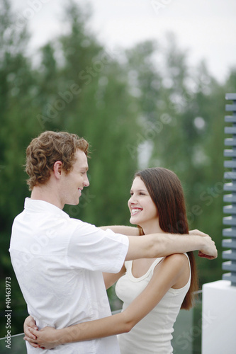 Photo: Couple looking at each other Couple looking at each other