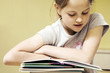Girl reading book