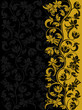 Decorative floral pattern. Retro background Decorative floral pattern. Retro background
