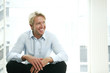 Businessman smiling
