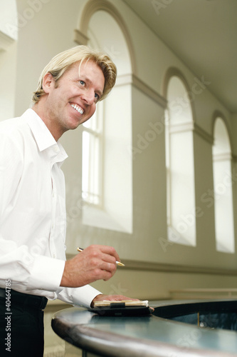 Photo: Businessman making notes Businessman making notes