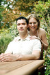 Photo: Couple posing for the camera Couple posing for the camera