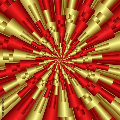 Illustration: Fractal Spiral Fractal Spiral