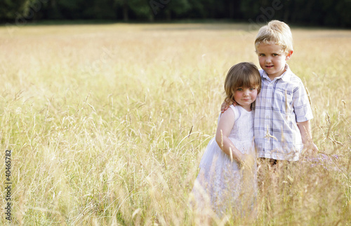 Photo: Children in the field Children in the field