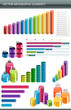 Infographics collection. Information graphics design elements