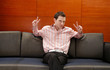 Businessman posing for the camera