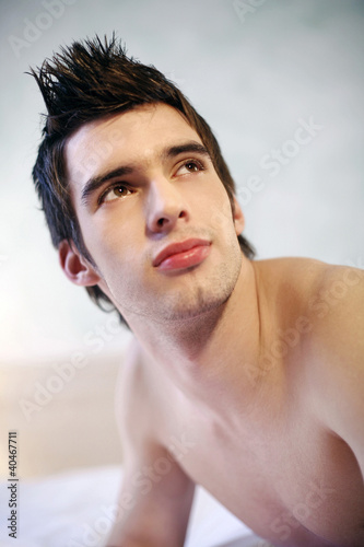 Photo: Man thinking Man thinking