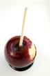 Bitten toffee apple.