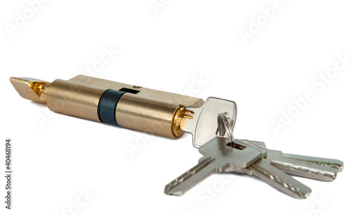 Photo: lock with the keys lock with the keys