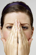 Woman in shock